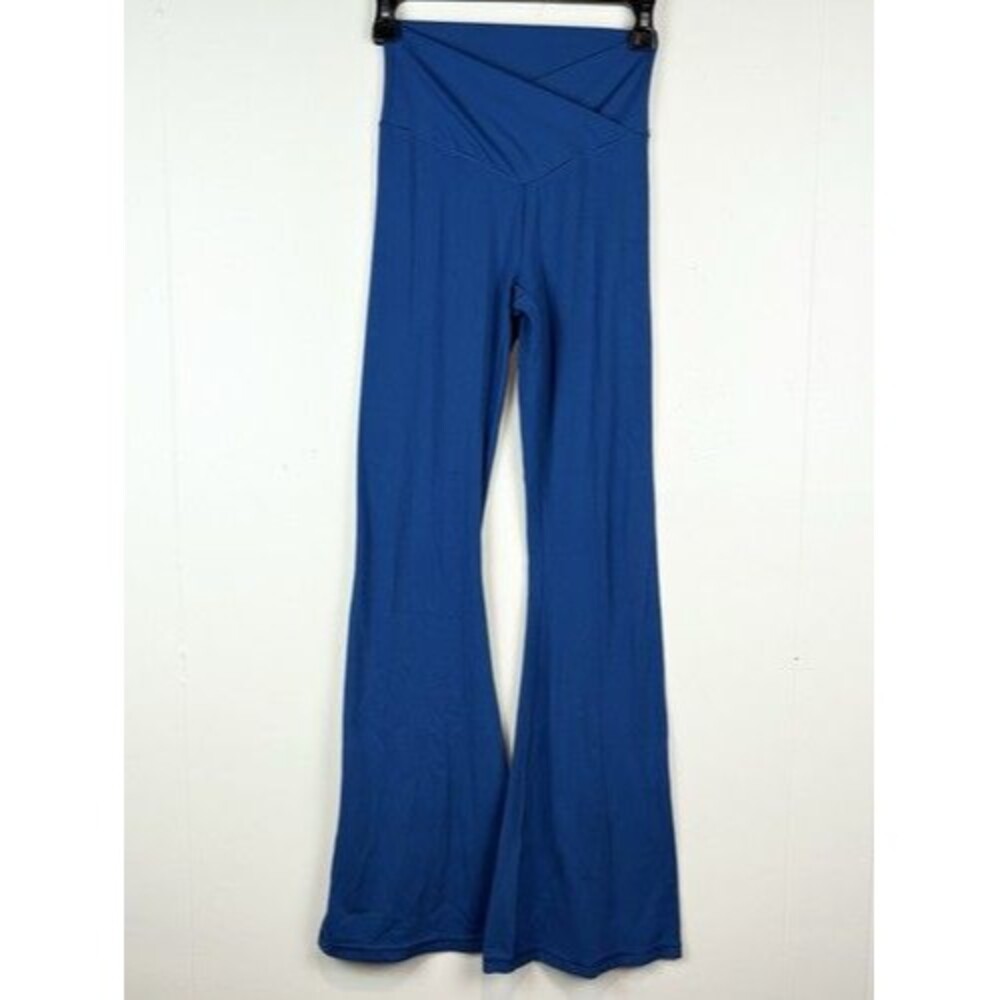 OFFLINE by Aerie Real Me Hi-Rise Flare Leggings Women’s Med Blue Stretch